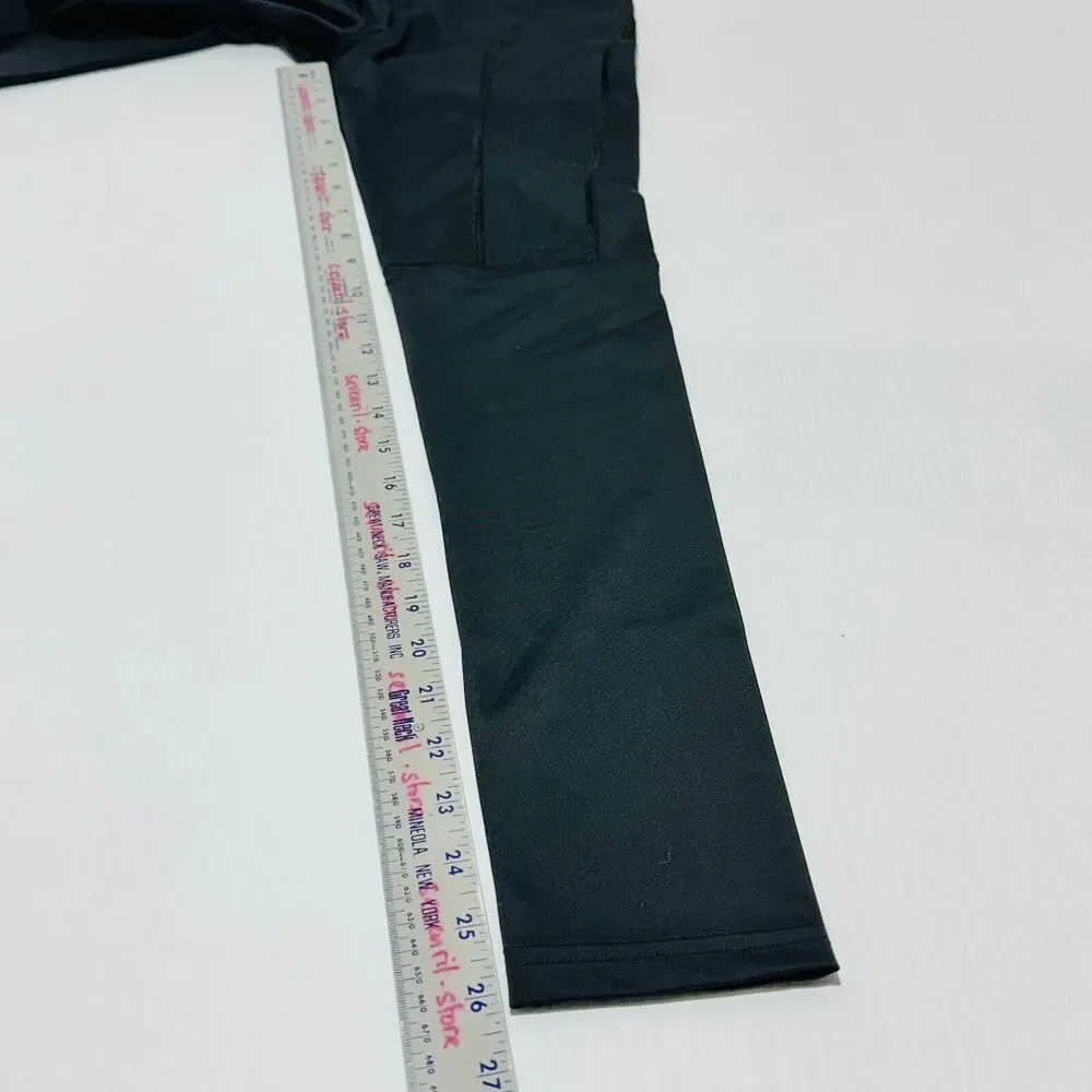 Versace Greca Leggings Size XS Black Medusa Stretch Waist Training NWT $525